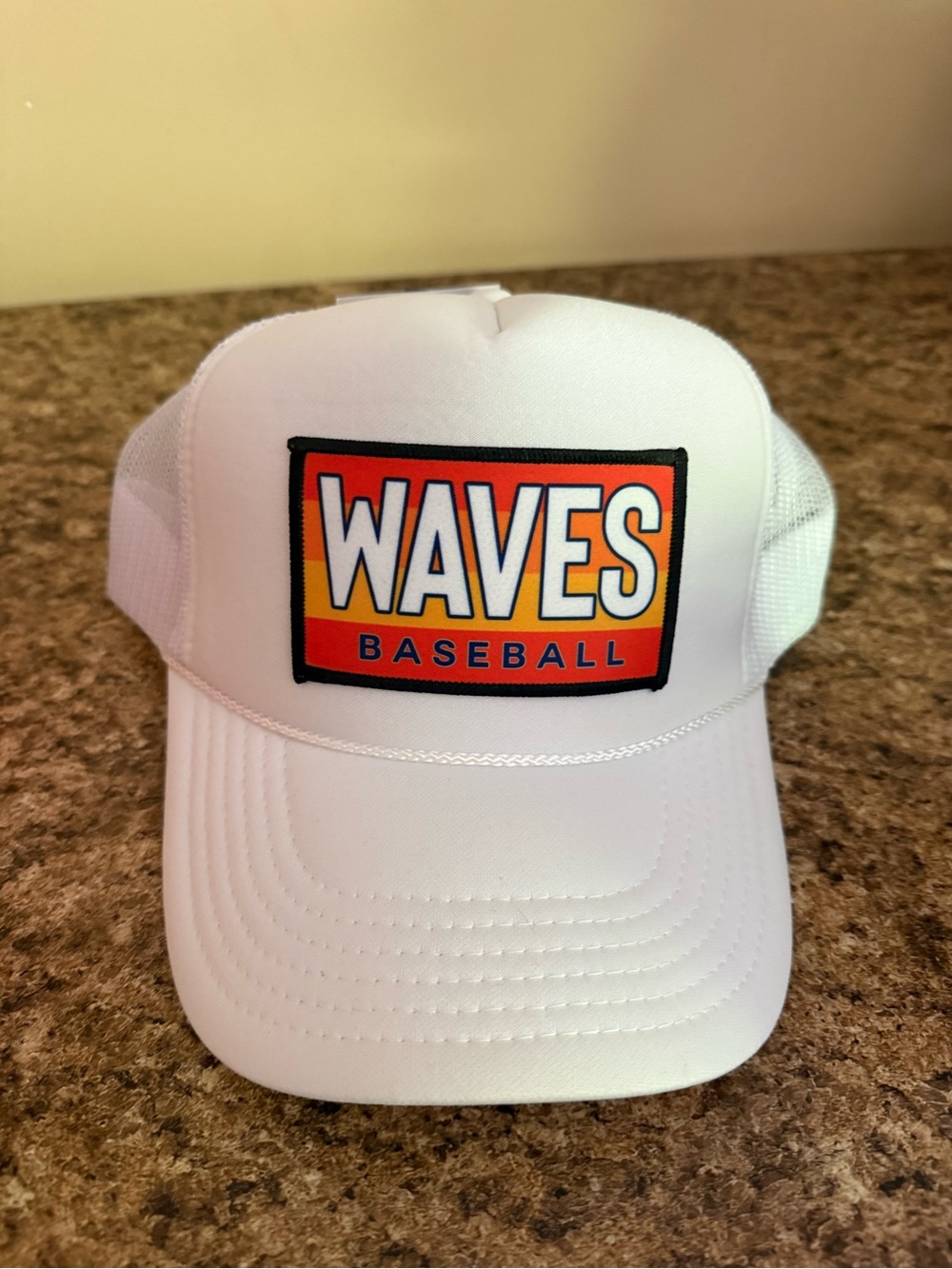 Pepperdine waves trucker hat